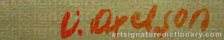 Signature by Victor AXELSON