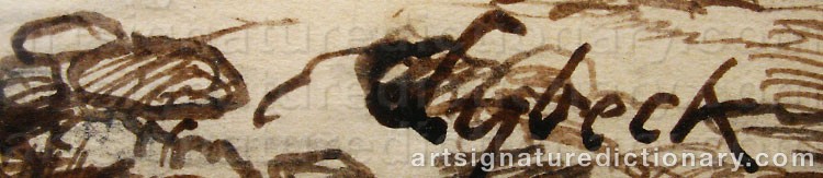 Signature by Bertil LYBECK