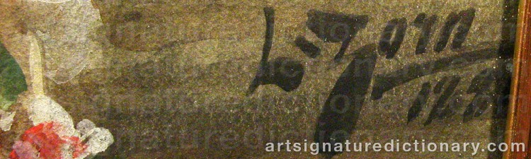 Signature by Anders ZORN