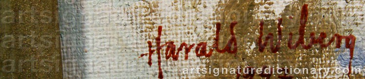 Signature by Harald WIBERG