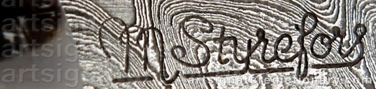 Authentic signature by Mattias STYREFORS on Other artwork