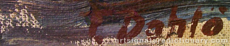 Signature by Thure DAHLÖ