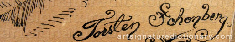 Signature by Torsten SCHONBERG