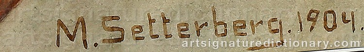 Signature by Maja SETTERBERG