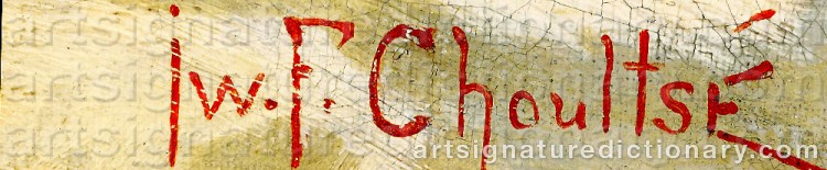 Signature by Ivan Fedorovich CHOULTSÉ