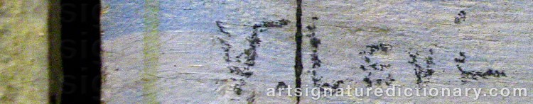 Signature by Vassili Filippovich LEVI