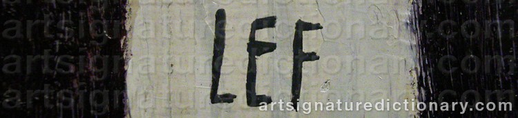 Signature by Lars Erik FALK