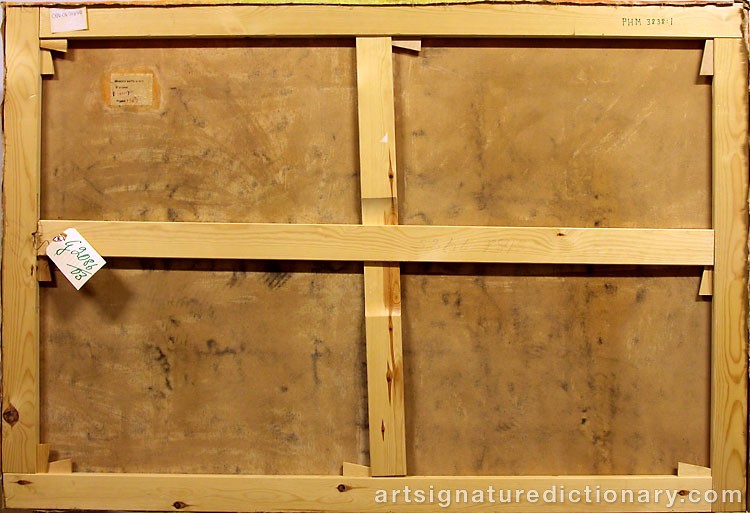 Close-up details showing Roberto MATTA signature forgery characteristics