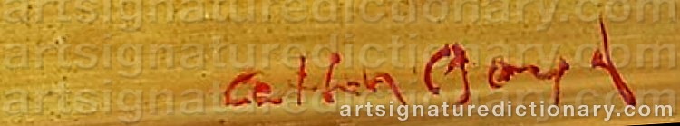 Authentic signature by Arthur BOYD on Painting/Watercolour artwork
