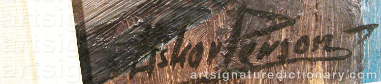 Signature by Oskar PERSON