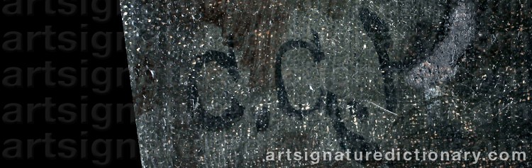 Signature by Carl Gustaf HELLQVIST