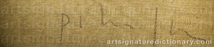 Signature by Peter FRIE