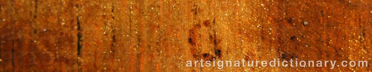 Authentic signature by Andries BOTH on artwork