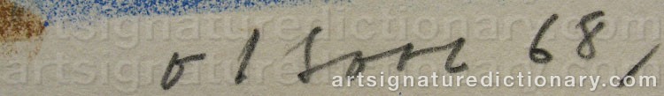 Signature by Ove OLSON