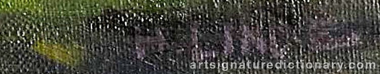 Signature by Hjalmar LINDE