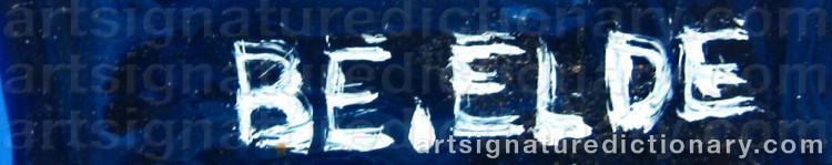Signature by Bengt ELDE