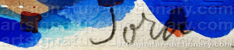 Signature by Asger JORN