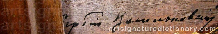 Signature by Sergei Ivanovich VASILKOVSKY