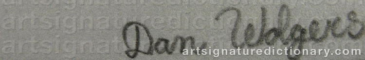 Signature by Dan WOLGERS