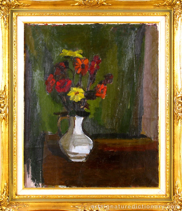 Close-up details showing Olle HJORTZBERG signature forgery characteristics