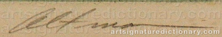 Authentic signature by Harold ALTMAN on  artwork