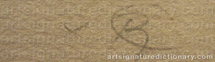 Signature by Bernard CHILDS