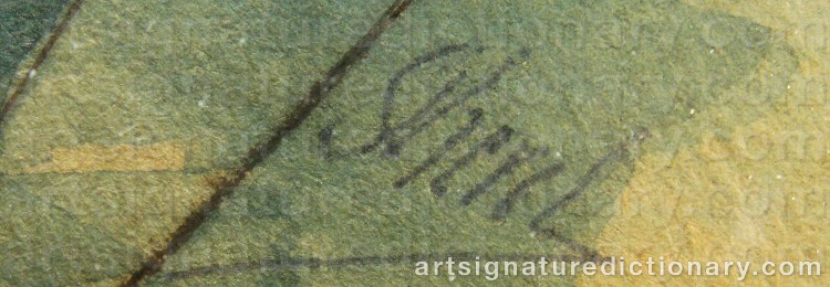 Forged signature of Jules CHERET