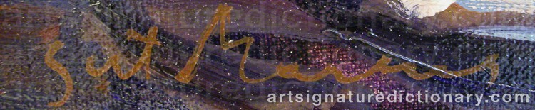 Signature by Gert Olof MARCUS