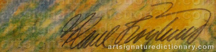 Signature by Karl HÖGLUND