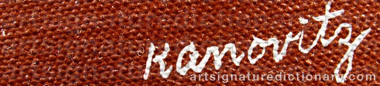 Signature by Howard KANOVITZ