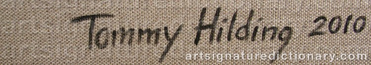Signature by Tommy HILDING