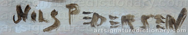 Signature by Nils PEDERSEN