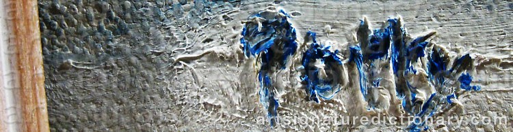 Authentic signature by Björn ‘Potty’ LÖFGREN on  artwork