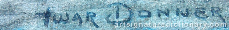 Signature by Iwar DONNÉR