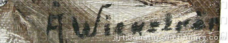 Signature by Åke WICKSTRÖM
