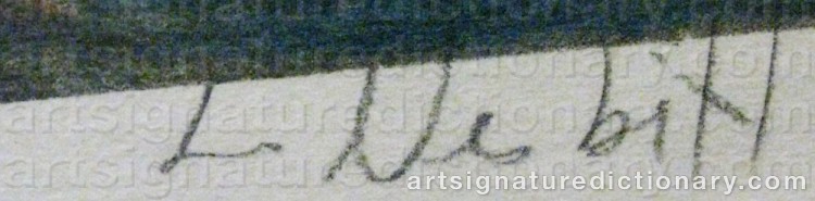 Signature by Lowell NESBITT