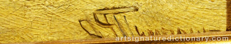 Authentic signature by A TRIPOLITOV on  artwork