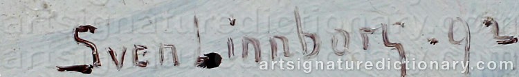 Signature by Sven LINNBORG