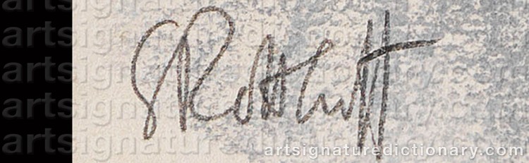 Authentic signature by Karl SCHMIDT-ROTTLUFF on artwork