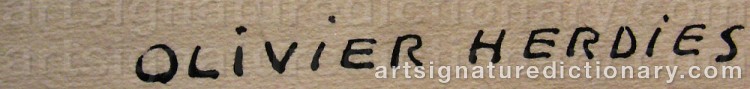 Signature by Olivier HERDIES