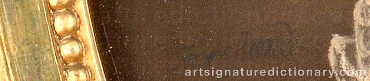 Authentic signature by Jonas FORSLUND on Painting/Watercolour artwork