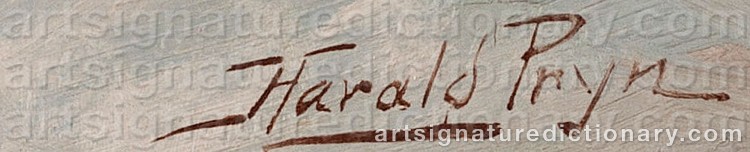 Signature by Harald PRYN