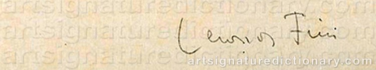 Signature by Leonore FINI