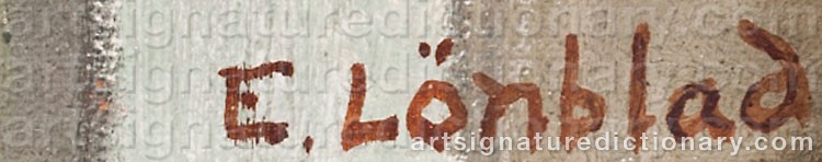 Signature by Emilia LÖNBLAD