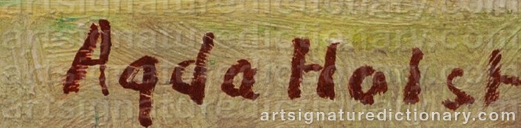 Signature by Agda HOLST