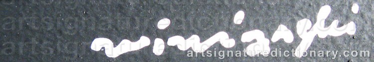 Signature by Ryszard WINIARSKI