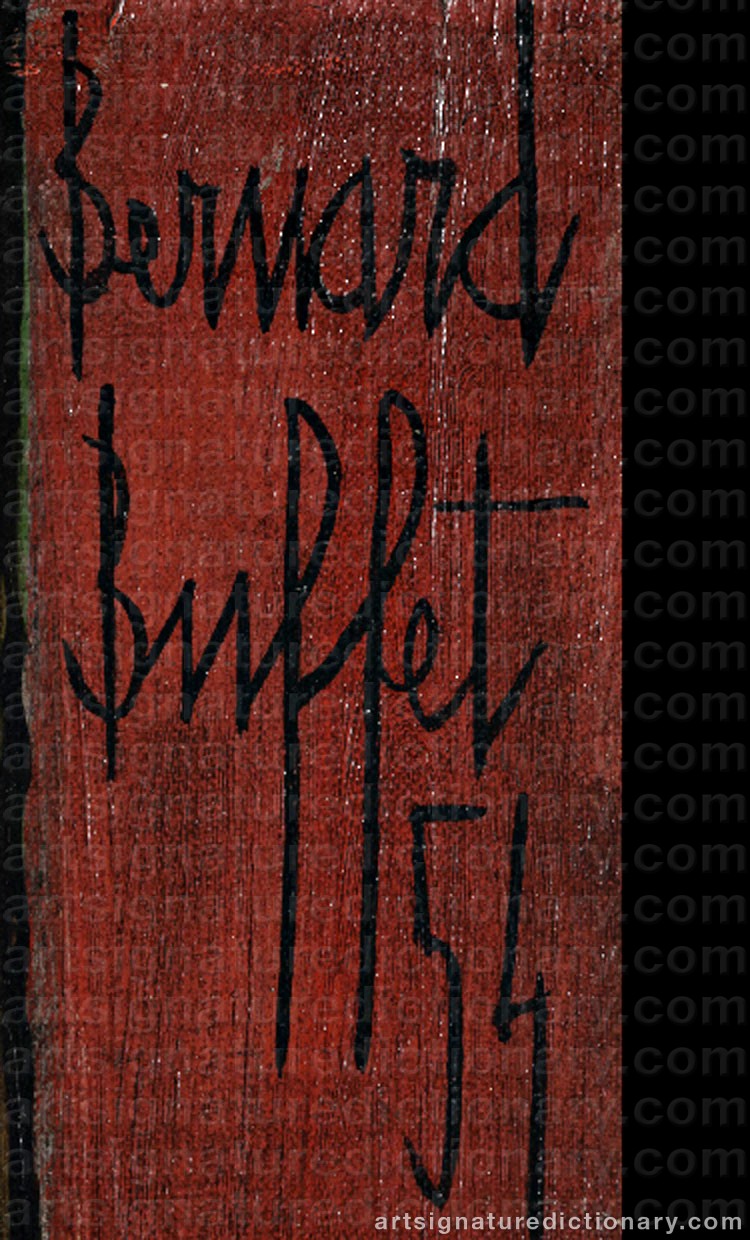 Signature by Bernhard BUFFET