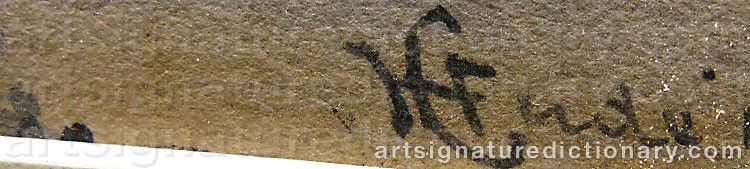 Signature by Hans Fredrik GUDE