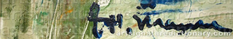 Signature by Helmut MANTEL