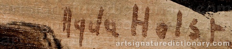 Signature by Agda HOLST
